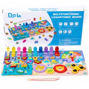   Többfunkciós Fish&count Montessori Oktató Fa Matematikai Játék