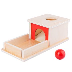   Montessori Doboz Golyócska Házban Tárgyállandósági Doboz