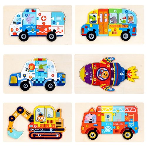 Fa Puzzle Kirakó 1db