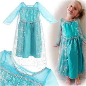 Elsa Frozen Farsangi Jelmez 120 Cm