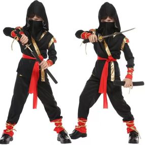 Ninja gyermek jelmez S 100-110CM