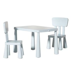 Gyermek asztal+ 2 szék Kék