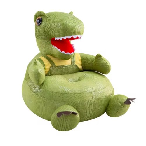 Ülést segítõ fotel babáknak 45cm -Zöld dino