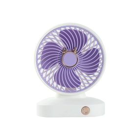 Asztali ventilátor 17 cm lila