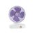 Asztali ventilátor 17 cm lila