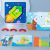  Montessori Kreatív Geotábla Puzzle Fejlesztő Játék 