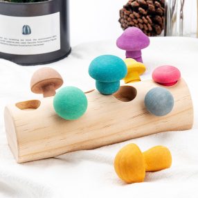   Montessori Gombaszedő Játék A Gyermekek Készségeinek Fejlesztésére