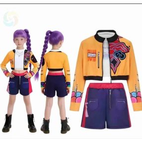   Rummi Jelmez Kpop K-pop Démon Hunters Jelmez XL 130-140 Méret paróka nélkül