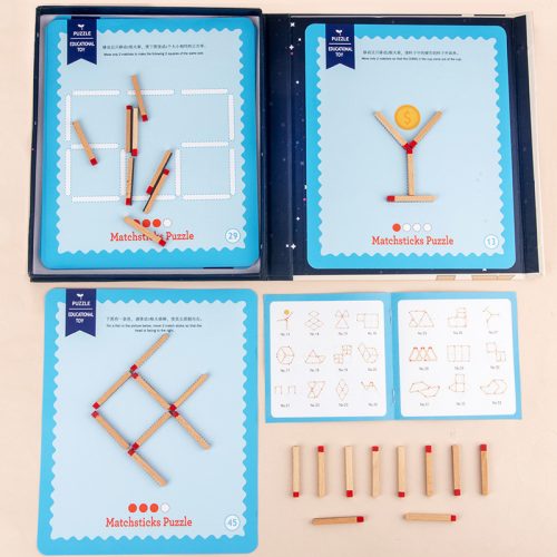 Mágneses Készségfejlesztő Gyufa - Logikai játék Fókusz Puzzle 