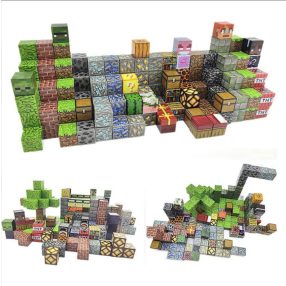   MINEworld craft mágneses építőkocka 108darabos-véletlenszerű 