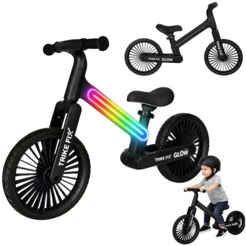 Trike Fix Glow terepkerékpár LED fekete fotobicikli