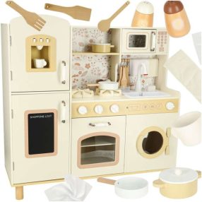 Gyerek konyhai fa vízcsap hangos hangokkal 90cm