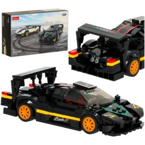   autó Pagani Zonda R 1:28 blokkok 387 darobos építőkockák