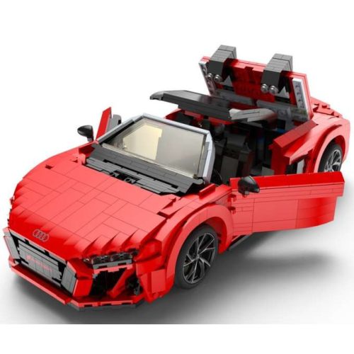 Rastar 93800 autó AUDI R8 Spyder 1:14 építő blokkok 1440 db 33cm