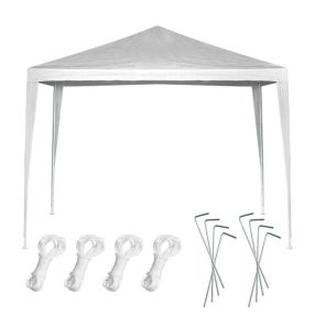   Kerti pavilon, partisátor, kereskedelmi, pavilon, fehér, 3 x 3 m