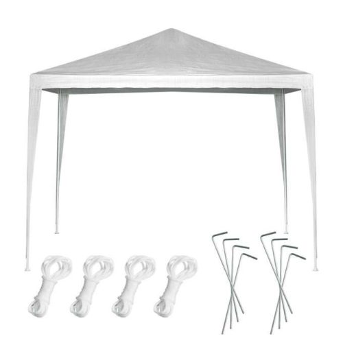 Kerti pavilon, partisátor, kereskedelmi, pavilon, fehér, 3 x 3 m