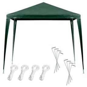   Kerti pavilon, partisátor, kereskedelmi, pavilon, zöld, 2,5 x 2,5 m