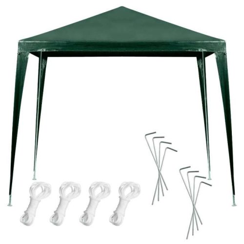 Kerti pavilon, partisátor, kereskedelmi, pavilon, zöld, 2,5 x 2,5 m