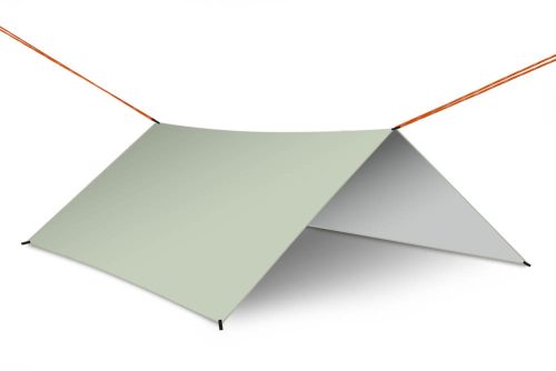 Ponyva, ponyvás kempingsátor, függőágy, esővédő, 300 cm, szürke