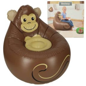Felfújható pufffotel BESTWAY 75116 majom