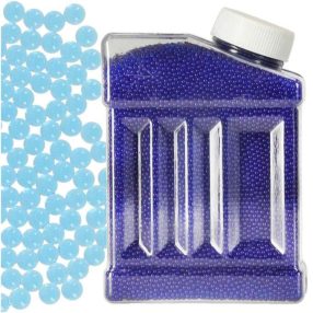   Hidrogél Vízzselé Golyók Virágpisztolyhoz, Kék, 250g, 50.000 Db. 7-8 Mm