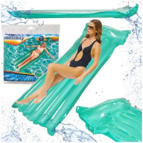   Felfújható strandmatrac úszáshoz a medence vizében BESTWAY 44013 kék 90kg 183cm