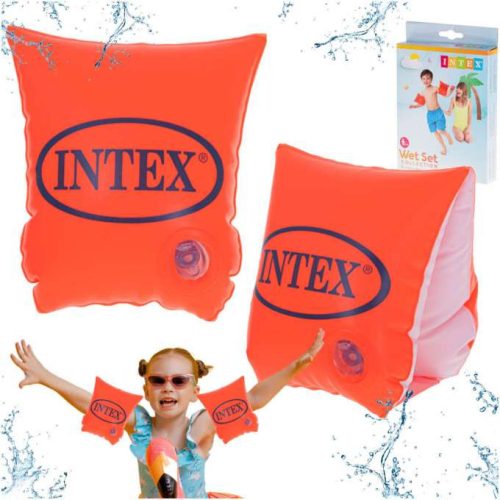 INTEX felfújható úszókarpántok, úszógumik, narancssárga, 3-6 éves korig