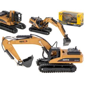   Kotró-rakodó Lánctalpas Kanállal Fémmodell Die-cast H-toys 1710 1:50