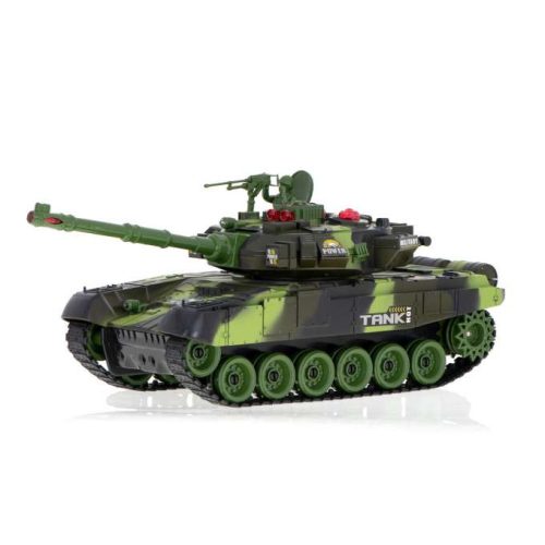 Távirányítós Harckocsi Rc War Tank 9993 2,4 Ghz-es Erdei Álcázás