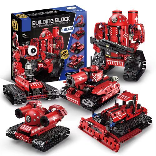 Interaktív robot programozható 5 az 1-ben távirányítóval, beltéri és kültéri használatra